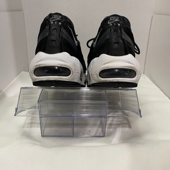 Nike Air Max 95 Triple Black Anthracite Reflective Sneakers Men’s 8.5 - Picture 4 of 12